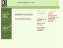Tablet Screenshot of drbraukmann.com